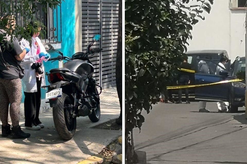La camioneta fue encontrada en el Barrio La Asunción, en la Alcaldía Iztacalco. Mientras que la moto fue abandonada, en la Colonia Moderna, en Benito Juárez.