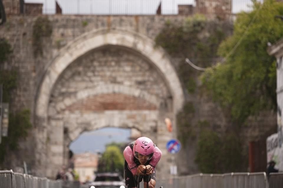 Los paisajes son impactantes en esta prueba de ciclismo.