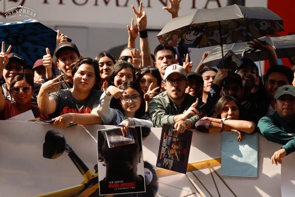 Desde muy temprano, los fans de la saga y de Tom Cruise se reunieron afuera del Auditorio Nacional.