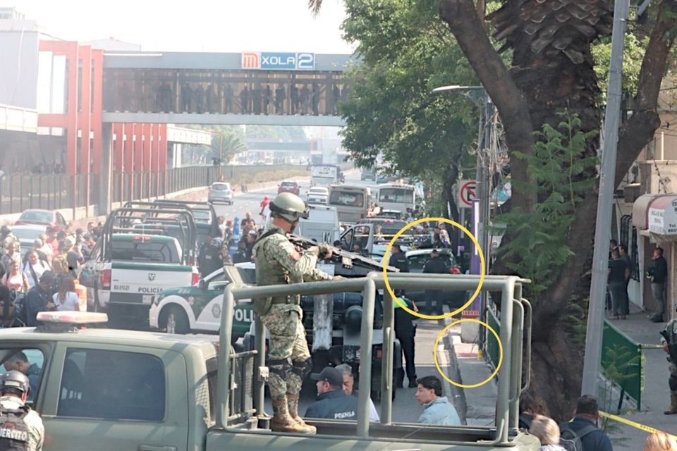 Tras el ataque a los colaboradores de Brugada, el Ejército llegó a la Calzada de Tlalpan, a unos pasos del Metro Xola.