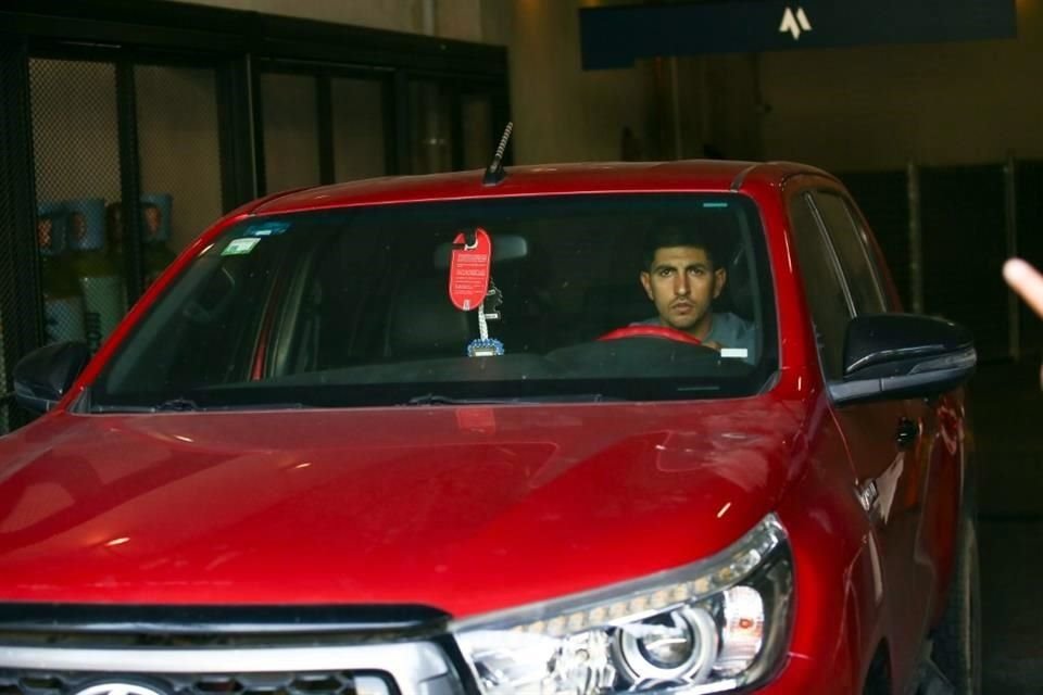 Victor 'Pocho' Guzmán. Los futbolistas no hablaron con la prensa.