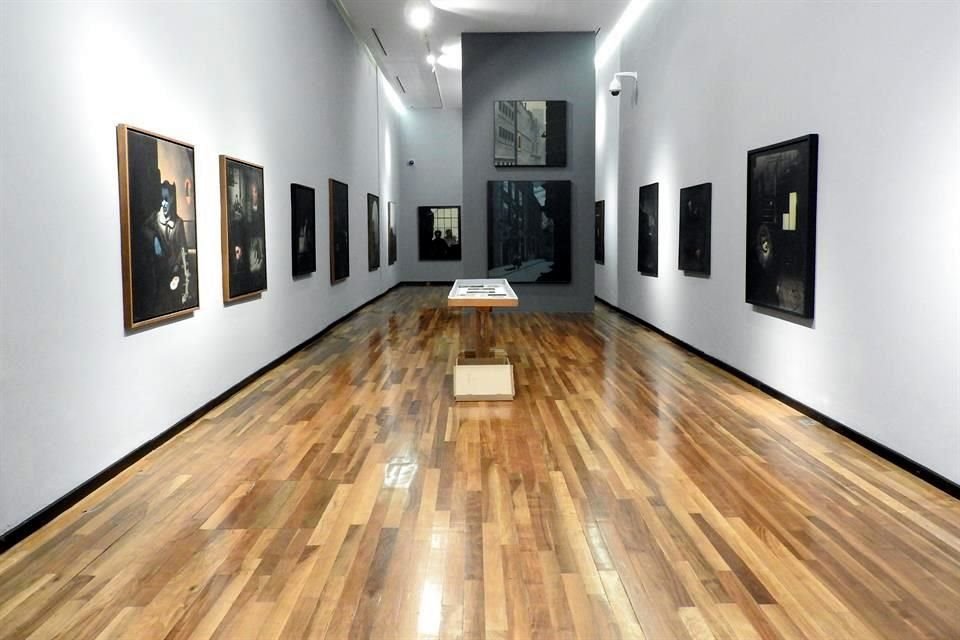 Aspekte von La Bicicleta de la Fuente in Cabañas im Rahmen der Ausstellung „Navigationskarten: Javier Campos Cabello“, die im Juli 2024 stattfand.
