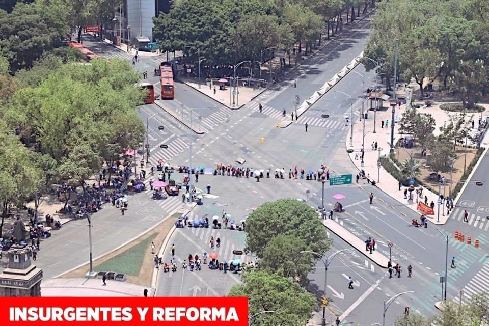 Maestros de la CNTE orquestaron una serie de bloqueos que colapsaron durante varias horas el centro de la CDMX y amagaron con continuar el resto de la semana.