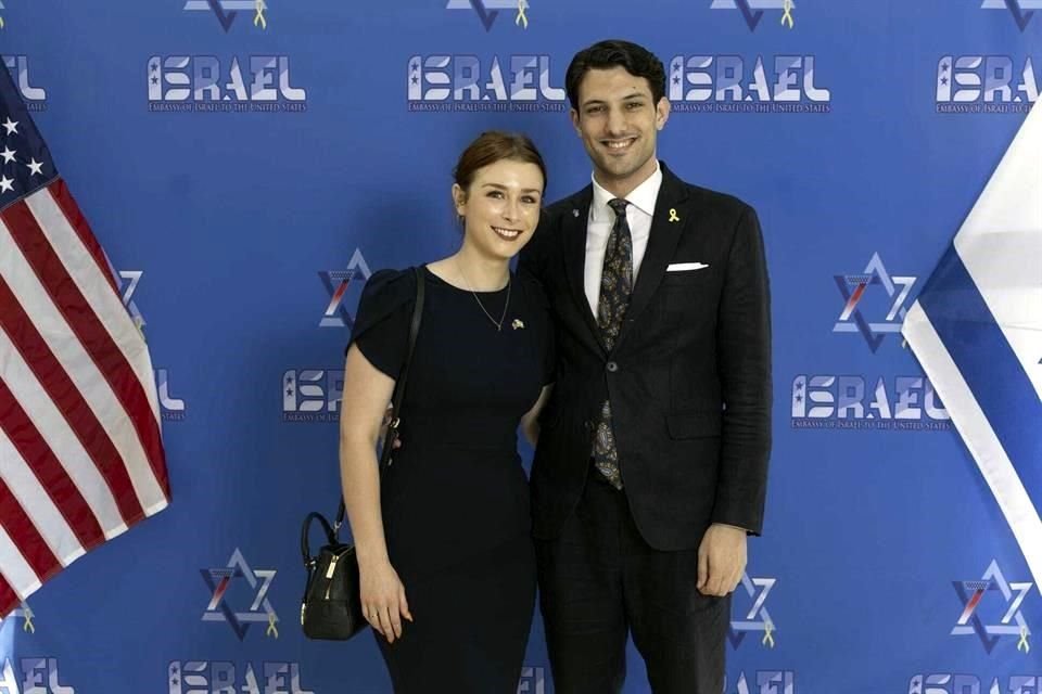 La Embajada de Israel en México lamentó con el asesinato de Yarón Lischinsky y Sarah Milgram, pareja de judíos asesinada en Washington D.C.
