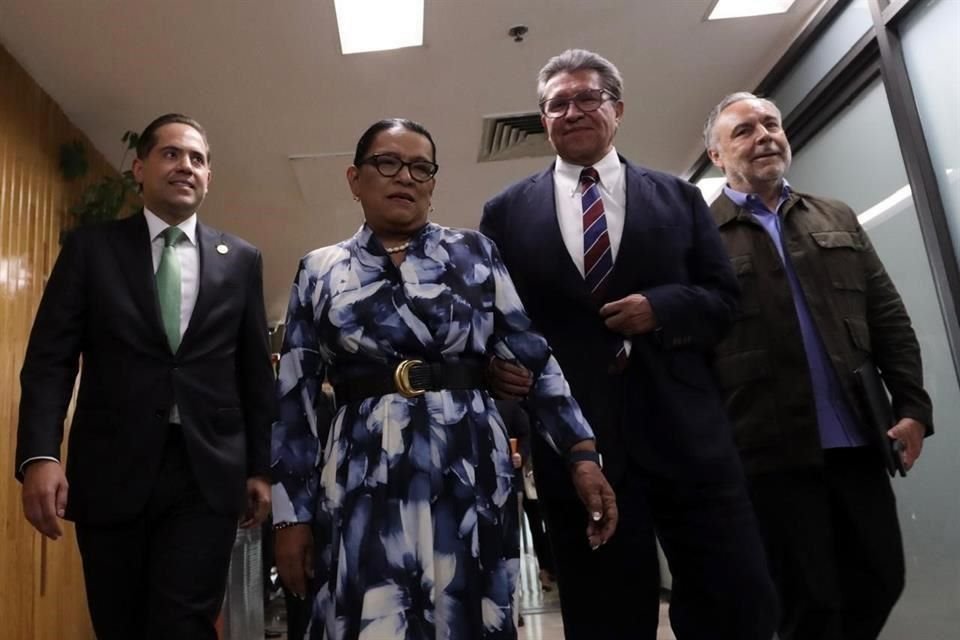 La titular de Segob se reunió con la Junta de Coordinación Política de la Cámara de Diputados.