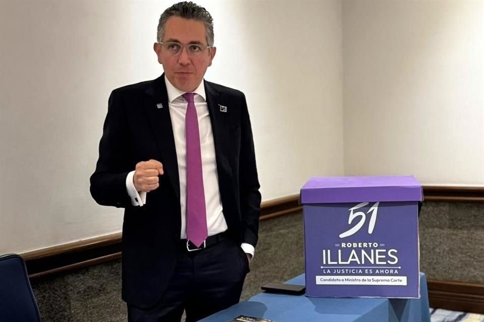 Roberto Illanes, el candidato número 51 de la boleta morada para ministro de la Suprema Corte de Justicia de la Nación (SCJN).