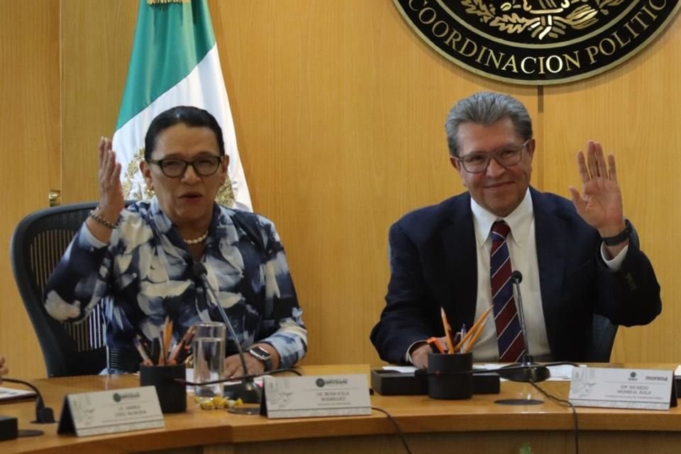 Rosa Icela Rodríguez, Secretaria de Gobernación compareció en la Cámara de Diputados.