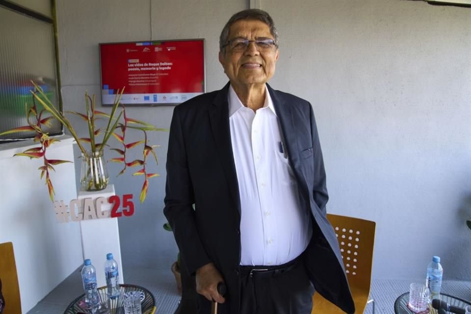 Sergio Ramírez, escritor premiado y ex Presidente de Nicaragua, asiste al Festival de Literatura Centroamérica Cuenta en la ciudad de Guatemala.