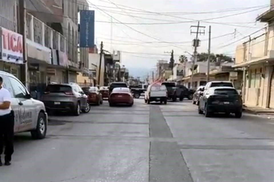 Los hechos se registraron afuera de una sucursal del Banco del Bienestar en el centro de Monclova.