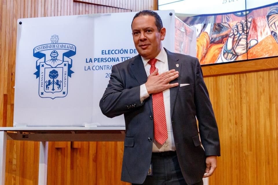 Alfredo Nájar Fuentes, ejerció como Contralor de la UdeG durante la Administración pasada y hoy fue ratificado para el puesto.