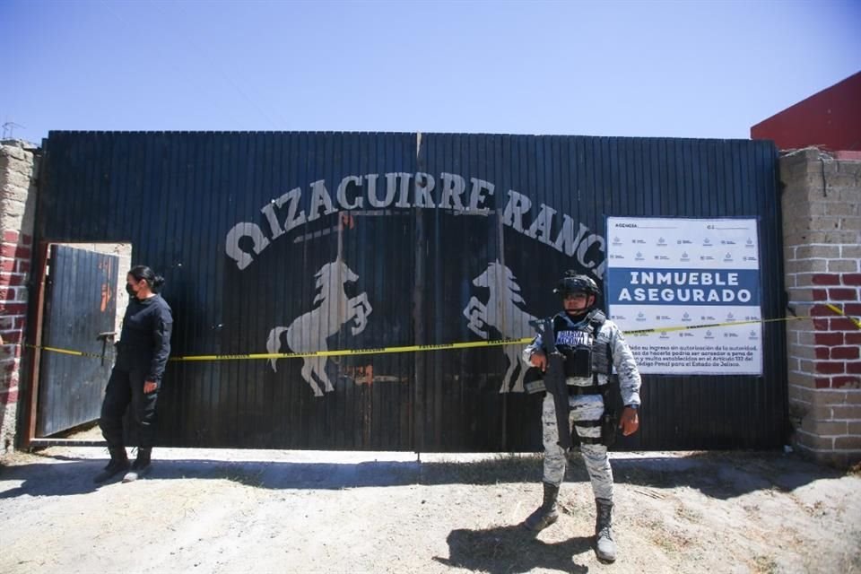 Rancho Izaguirre en la localidad de La Estanzuela del Municipio de Teuchitlán en Jalisco.