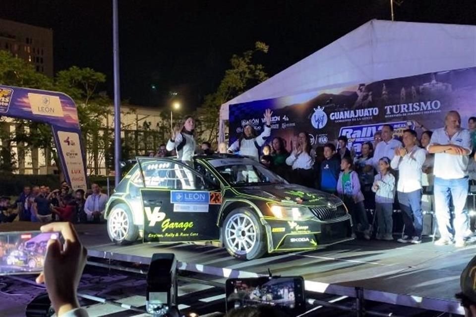 Las españolas Cristina Gutiérrez y María Salvo marchan en el segundo puesto del Rally de las Naciones en Guanajuato.