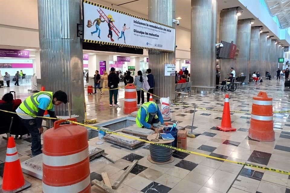Las mejoras se centran en los muros, plafones, pisos, azoteas y fachadas de ambas terminales aéreas.