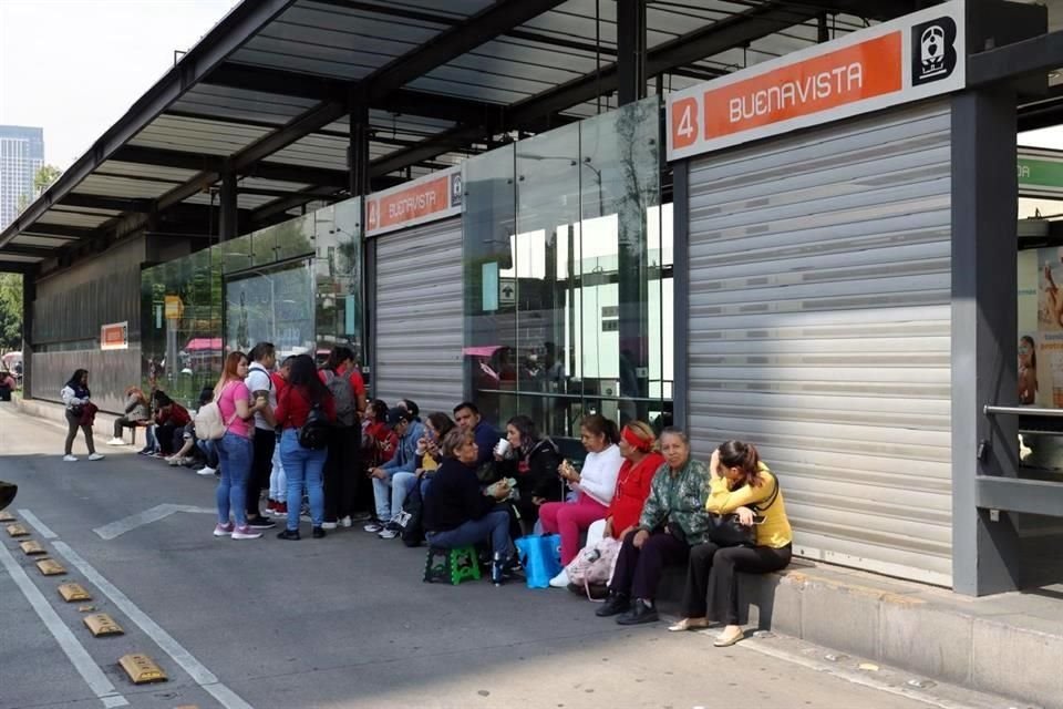 El servicio de transporte fue suspendido.