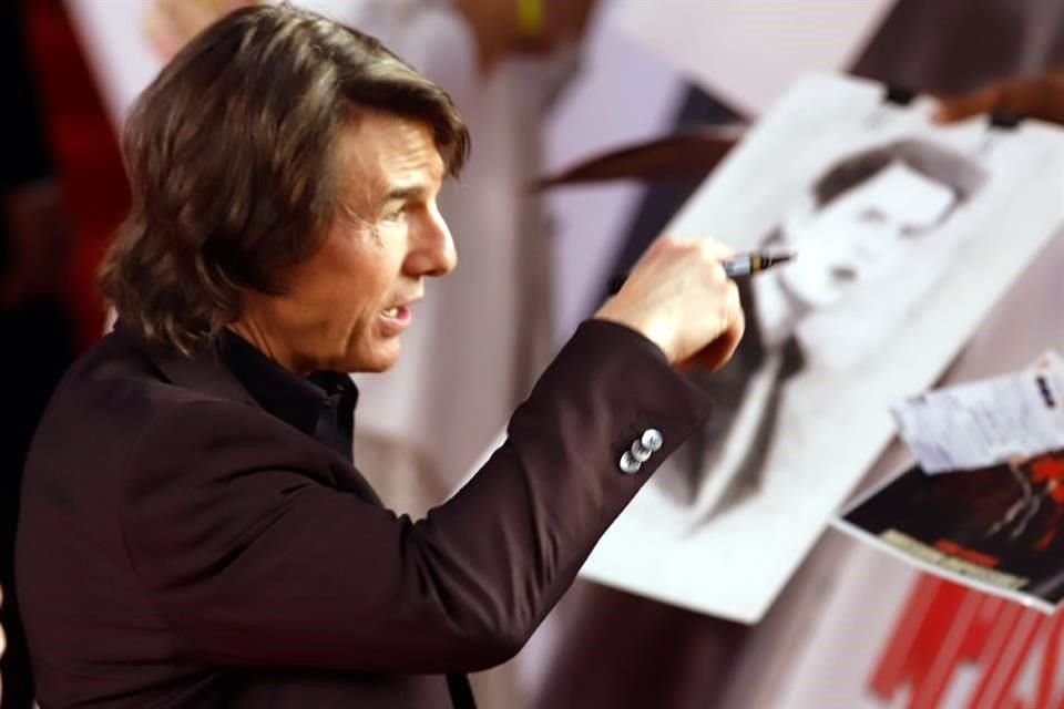 Alfombra roja de la película Misión Imposible: Sentencia Final con Tom Cruise en el Auditorio Nacional.