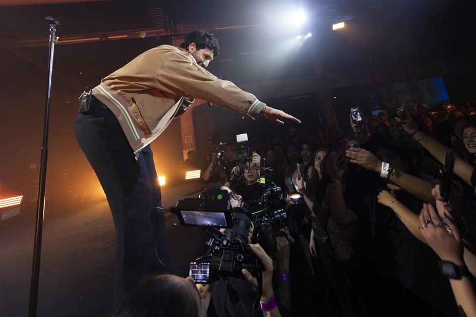 Sebastián Yatra presentó su nuevo disco 'Milagro' dentro de la segunda temporada de 'City Sessions', de Amazon Music, en la CDMX.