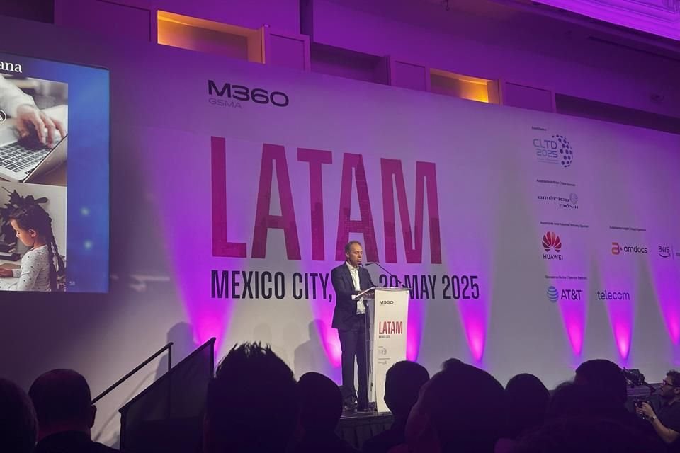 Daniel Hajj, CEO de América Móvil, durante el Congreso Latinoamericano de Transformación Digital.