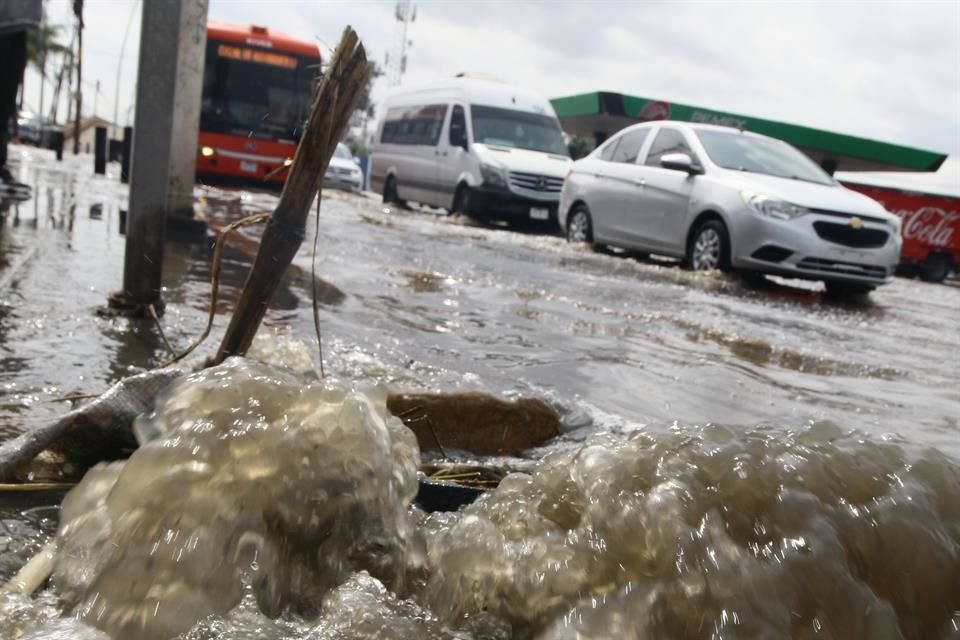 Inundación en Adolf Horn.