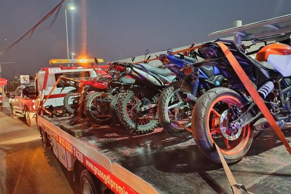 Dos agresiones se registraron en Tlajomulco y Juanacatlán, tras operativo contra motocicletas irregulares.