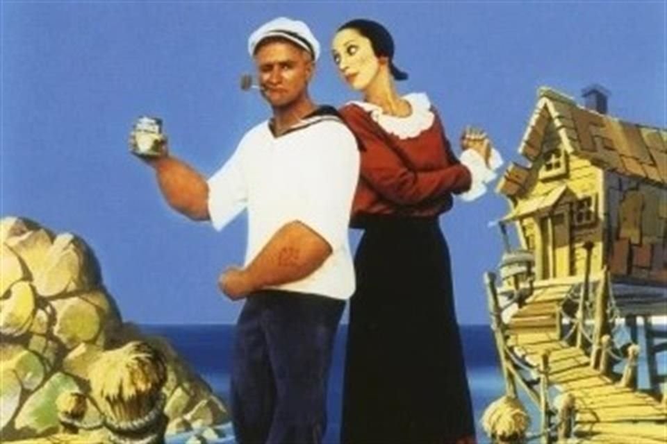 'Popeye' es un filme musical de culto de 1980 donde Robin Williams se transformó en el famoso marinero de las historietas, mientras que Shelley Duvall ofrecía una interpretación como Olive Oyl.