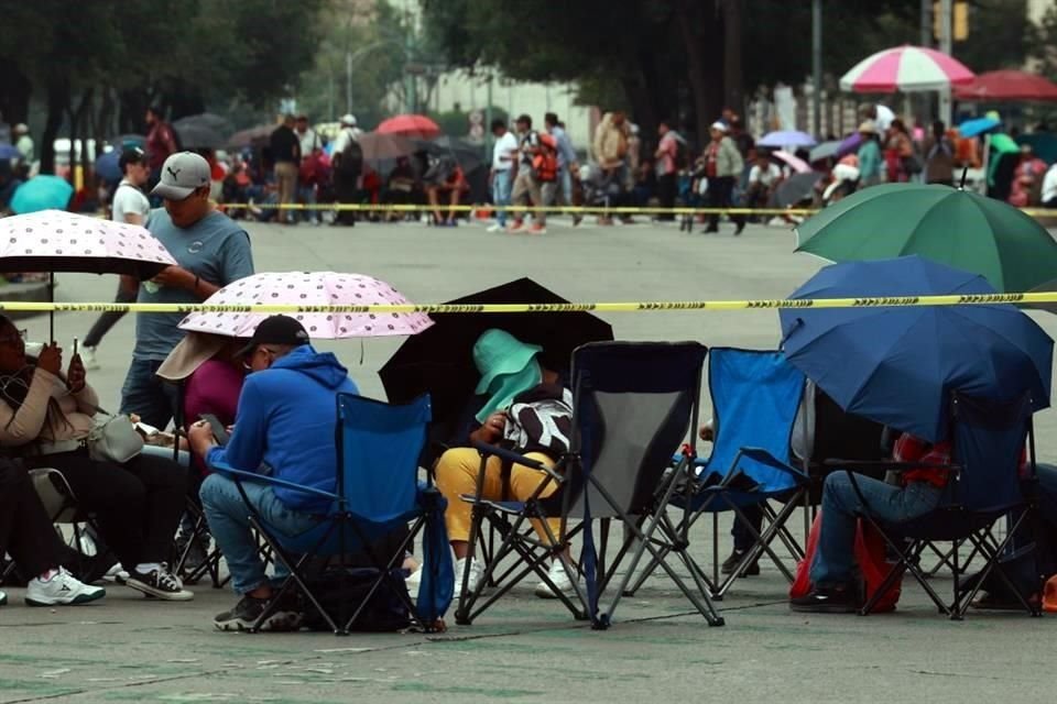 Los maestros colapsaron nuevamente Paseo de la Reforma.