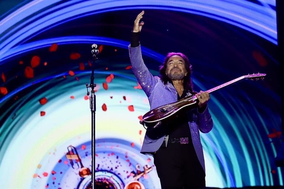 El músico se mostró agradecido con el recibimiento en el recinto.