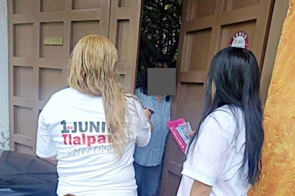 La organización 1 de junio es la encargada de la movilización en Tlalpan.