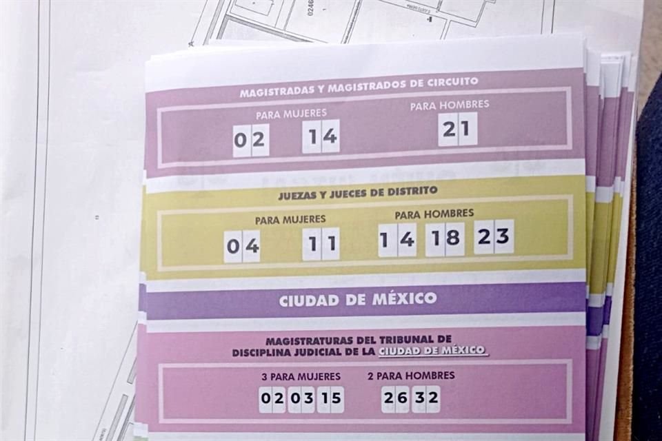 El acordeón que deben repartir, a decir de los funcionarios.