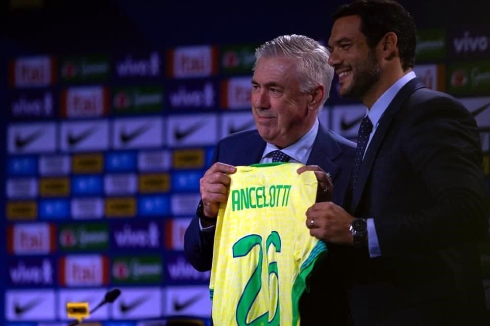 Ancelotti es nuevo entrenador de Brasil.