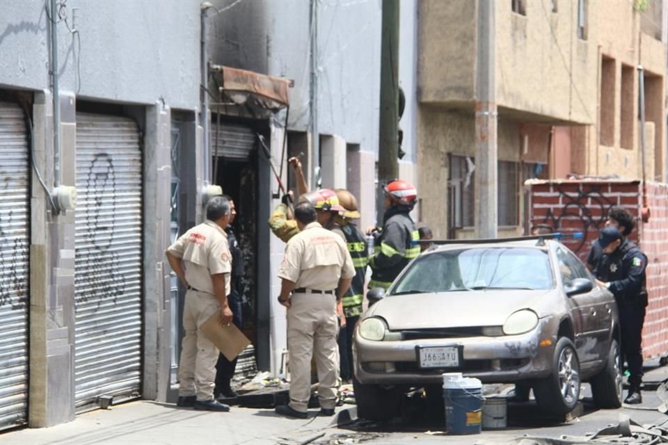 La vecindad afectada se ubica en la calle Antonio rosales y Aldama, en San Juan de Dios.