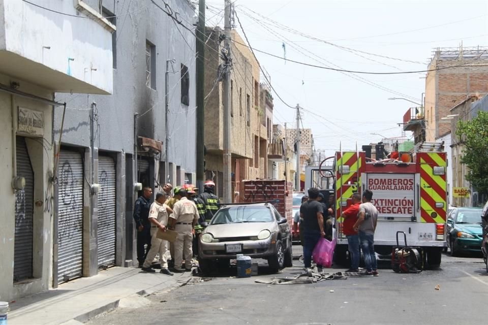 Fueron 25 personas las evacuadas del lugar, entre ellos había menores de edad.