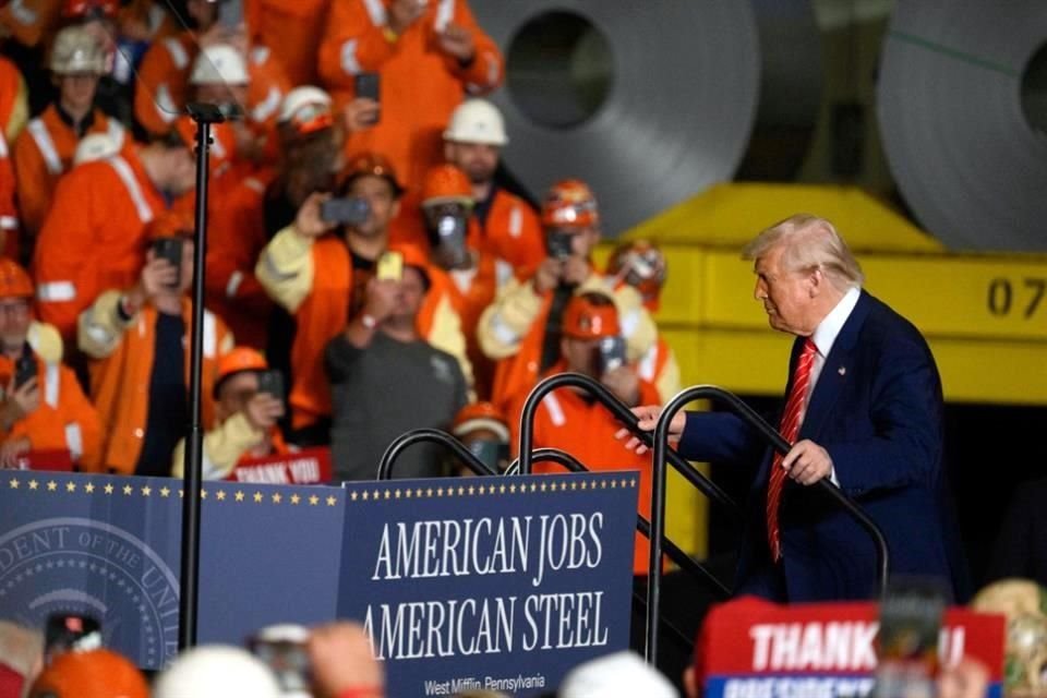 Präsident Trump sagte, er werde die Zölle auf das Metall von 25 % auf 50 % verdoppeln.