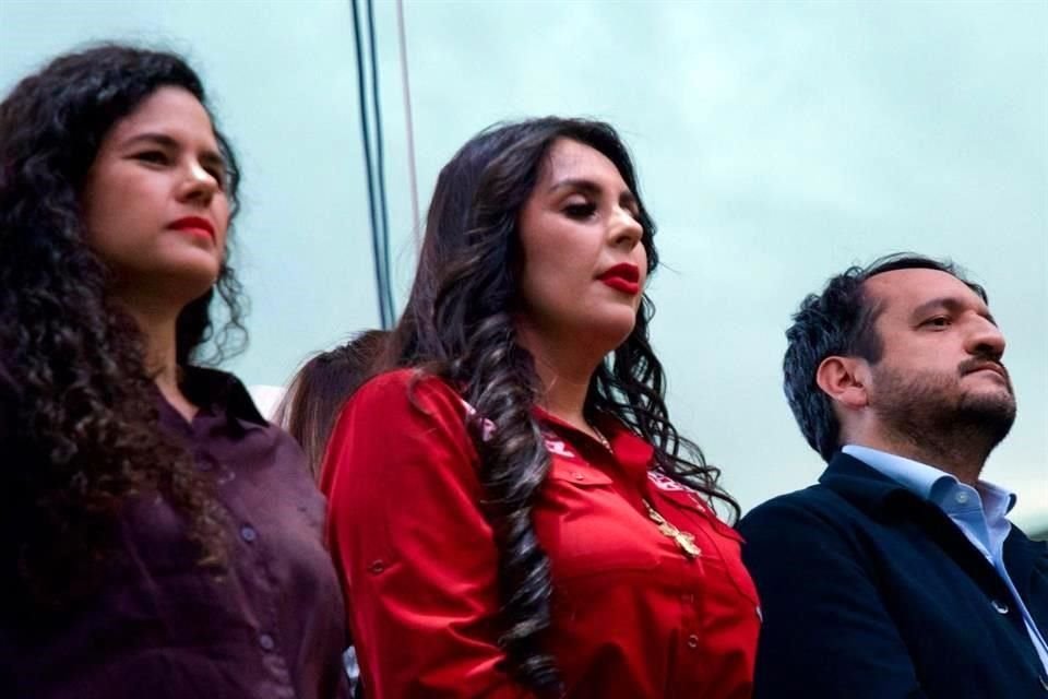 Morena dijo que quien portaba los recursos era una colaboradora y no Káren Pérez, que que éstos son completamente legales y están permitidos por el Reglamento de Fiscalización del INE.