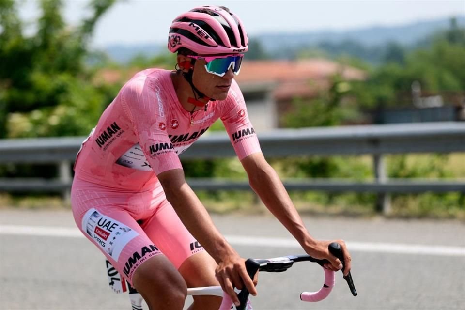 Del Toro em ação durante a penúltima etapa do Giro d'Italia.