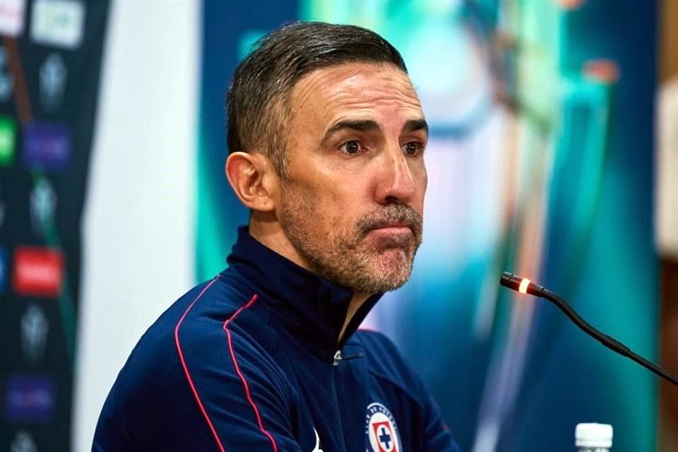 Vicente Sánchez, técnico de Cruz Azul, mencionó que no hay más objetivo que ser campeón de la Concachampions.