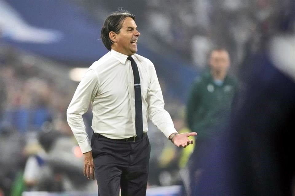 Simone Inzaghi perdió su segunda final como técnico del Inter en la Champions.