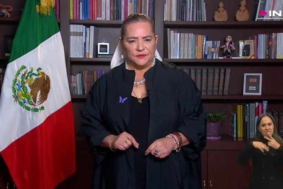 Guadaupe Taddei, presidenta del INE, reportó la instalación del 95.18% de las casillas de la elección judicial, con corte a las 11:30 horas.