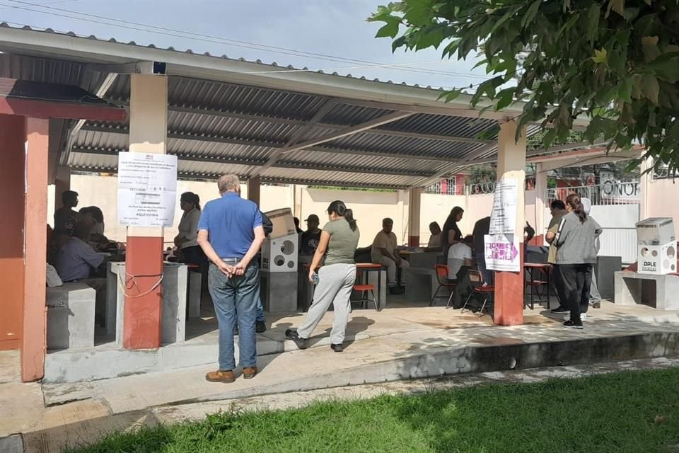 Al corte de las 15:00 horas, se habían instalado el 99.92 por ciento de las casillas, informó el Ople de Veracruz.