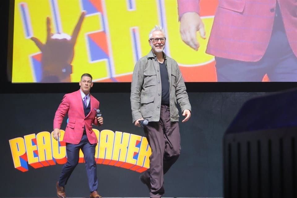 James Gunn fue el más emocionado de la dupla.