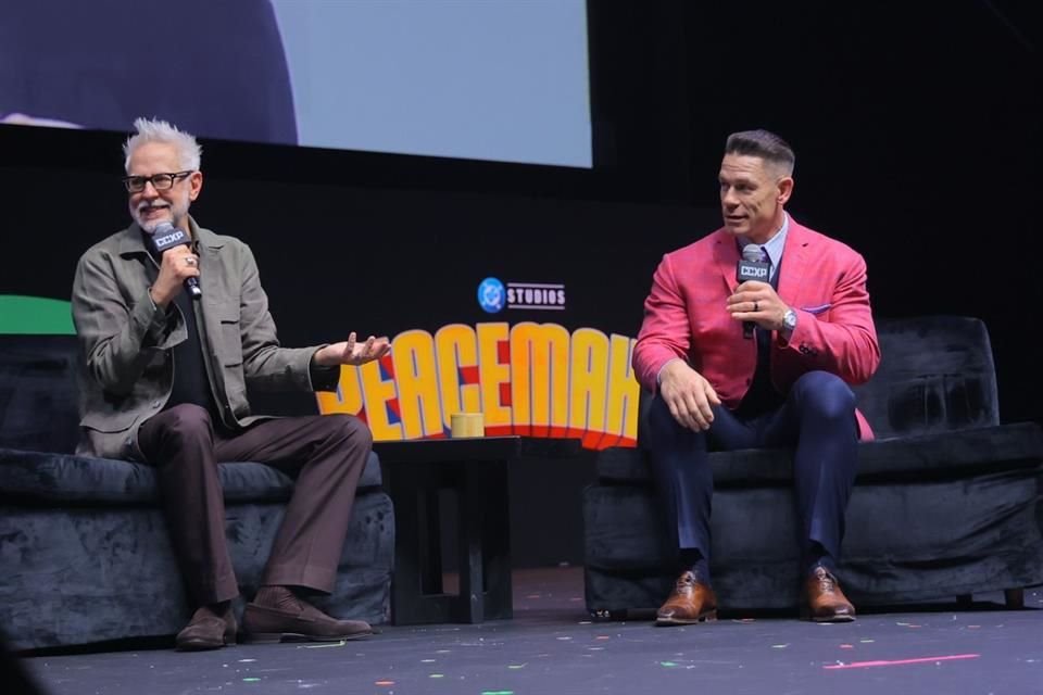 El cineasta y el actor/luchador hablaron ampliamente sobre la nueva temporada de 'Peacemaker'.