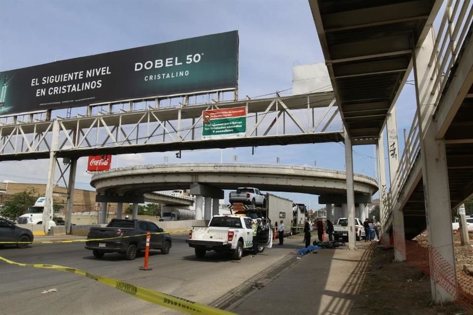El accidente ocasionó un congestionamiento en el anillo vial que duró por lo menos cuatro horas.