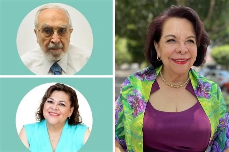 Bernardo Bátiz (izquierda), Verónica de Gyves (izquierda) y Celia Maya, todos integrantes del CJF y cercanos a la 4T, se perfilan como integrantes del TDJ.