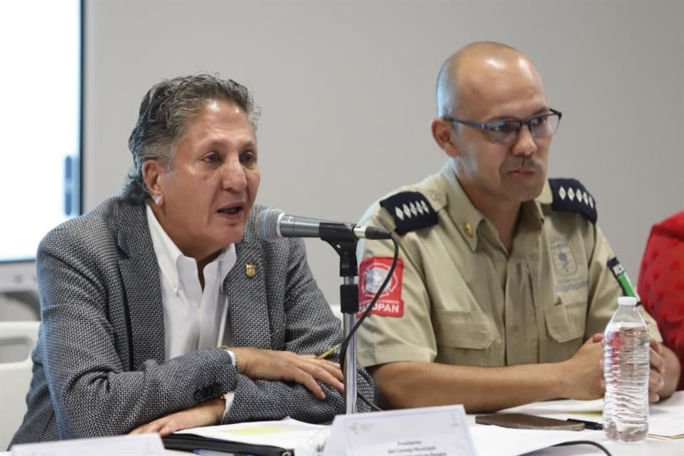 Sesión del Consejo Municipal de Gestión del Riesgo en Zapopan.