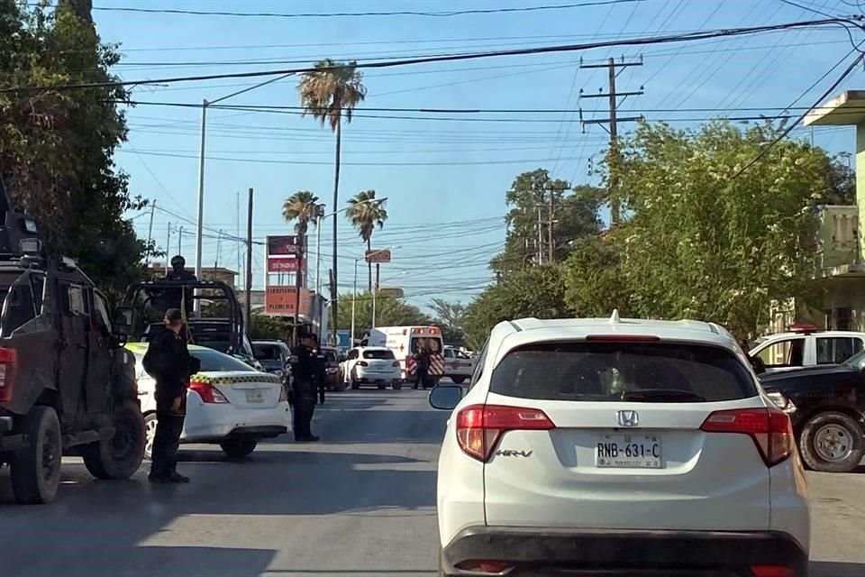 Personal de Fuerza Civil acudió al sitio y solicitó el apoyo de la Fiscalía General, y del Ejército.