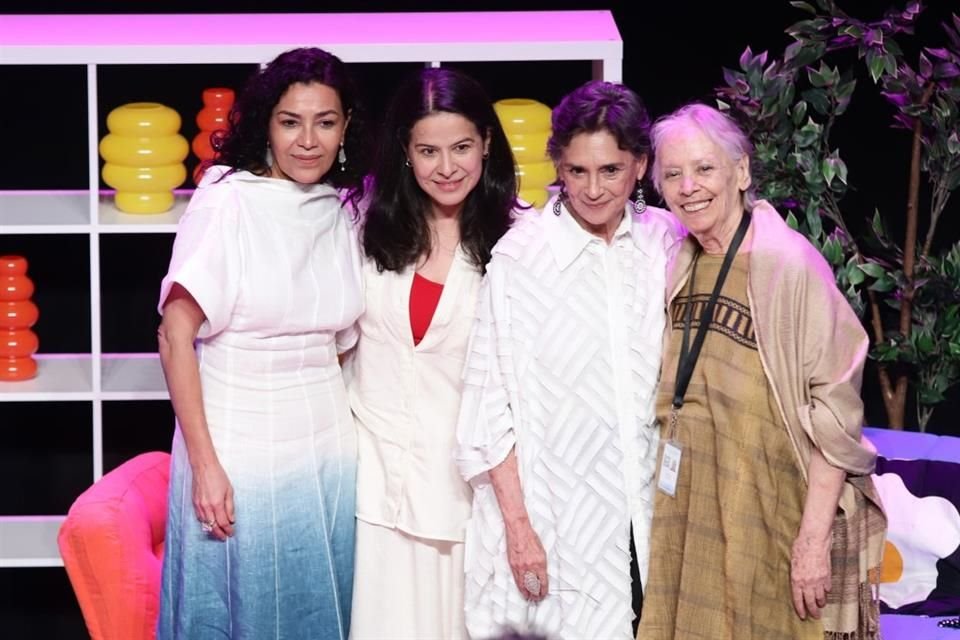 Dolores Heredia, Arcelia Ramírez, Ofelia Medina y Bertha Navarro, protagonistas del cine mexicano y ganadoras del Mayahuel de Plata, conversan en el FICG.
