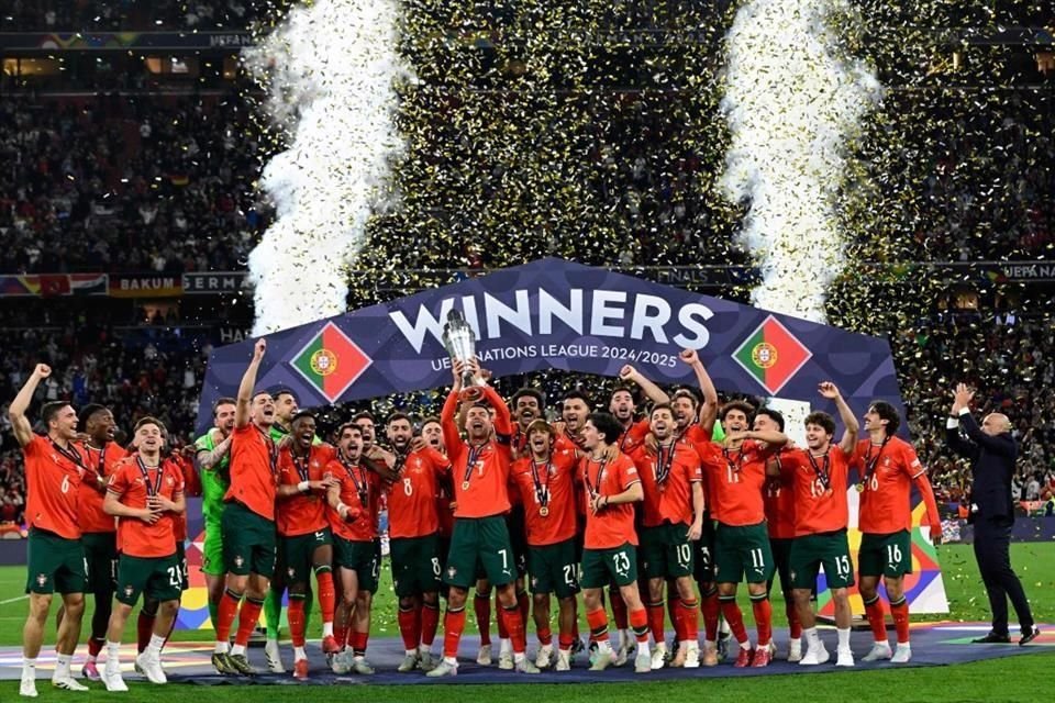 Portugal, primer campeón histórico de la Nations League, volvió a levantar el trofeo este 2025.