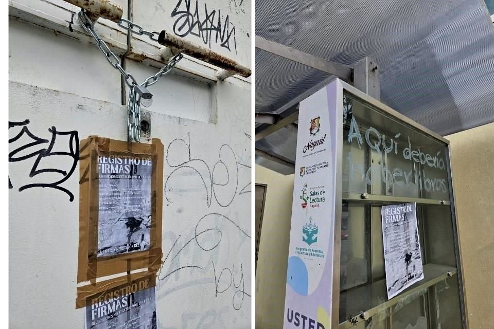 La comunidad cultural de Nayarit se había apropiado del espacio, que dejó inconcluso el Gobierno estatal de pasadas administraciones.