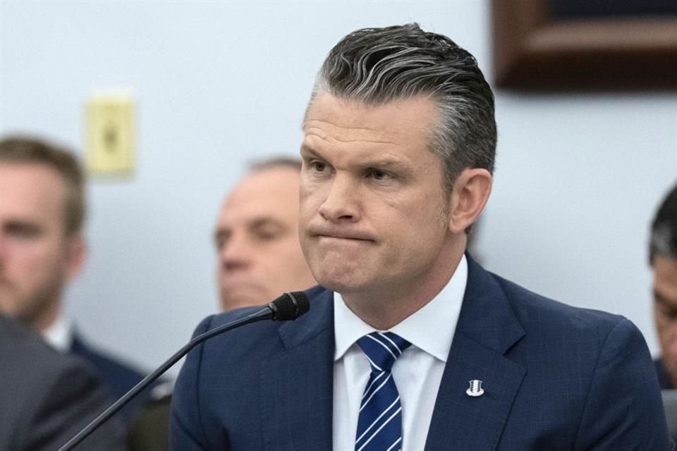 El Secretario de Defensa, Pete Hegseth, durante una audiencia en el Capitolio, el 10 de junio del 2025.
