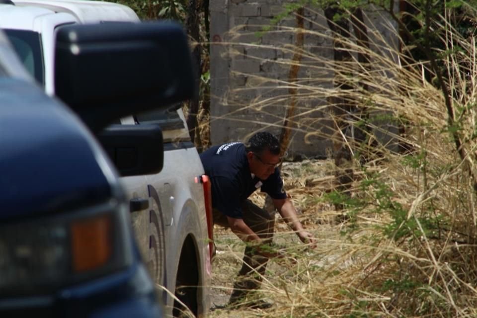 Tres bolsas con restos humanos fueron localizadas la mañana de este martes en la Colonia El Manantial, en Tlajomulco de Zúñiga.