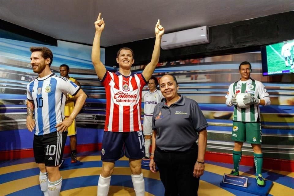 Ella Morales, director of the Guadalajara Wax Museum, is preparing to serve tourists for the World Cup.